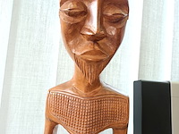 Lot 73 - houten afrikaans beeld - afbeelding 3 van  4