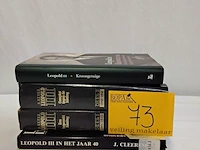 Lot 73 - lot boeken, koningshuis leopold iii, 5 stuks - afbeelding 1 van  1