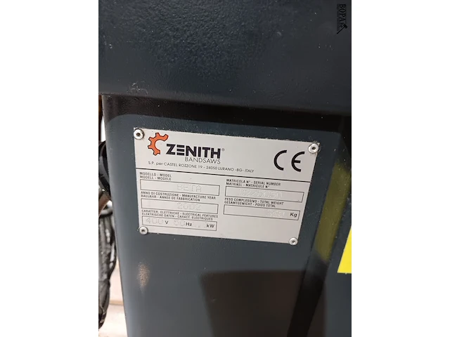 Lot 73 - zenith metaallintzaagmachine - afbeelding 4 van  8