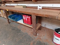 Lot 733 - houten werkbank - afbeelding 3 van  3
