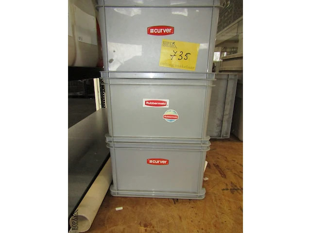 Lot 735 - kunststof bakken. 11 stuks - afbeelding 4 van  4