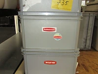 Lot 735 - kunststof bakken. 11 stuks - afbeelding 4 van  4