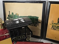Lot 74 - lotje diverse treintjes en kaders ong 13 stuks - afbeelding 6 van  6