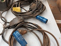 Lot 747 - verlengkabels. 5 stuks - afbeelding 3 van  3