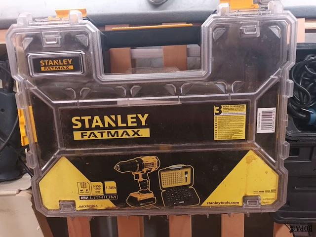 Lot 75 - accu schroevendraaier stanley - afbeelding 6 van  6