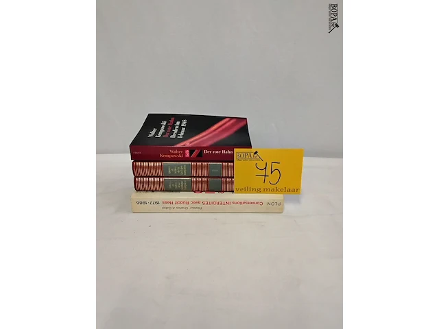 Lot 75 - lot boeken, gestapo, 4 stuks - afbeelding 1 van  1