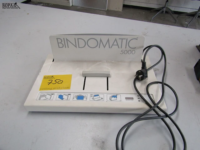 Lot 750 - inbindmachine - afbeelding 1 van  5