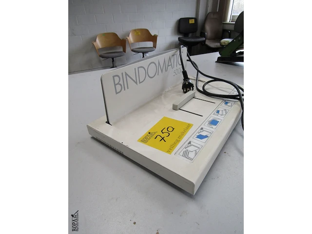 Lot 750 - inbindmachine - afbeelding 3 van  5