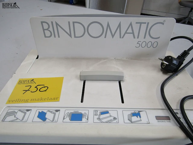 Lot 750 - inbindmachine - afbeelding 5 van  5