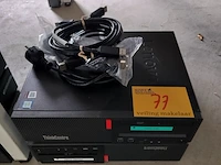 Lot 77 - lenovo thinkcentre desktop - 2 stuks - afbeelding 1 van  1