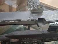 Lot 77 - unieke militaire diorama's handgemaakt 3 stuks en boten - afbeelding 7 van  12