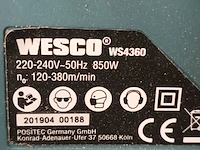 Lot 78 - bandschuurmachine wesco - afbeelding 4 van  4