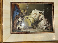Lot 78 - kader 'die schlafenden' van j. niklas, bladgoud, kunsthandwe - afbeelding 2 van  3