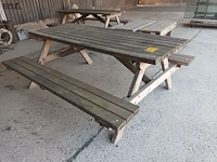 Lot 789 - houten picknick bank - afbeelding 3 van  3
