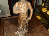 Lot 79 - beeld napoleon in zamac - afbeelding 1 van  4