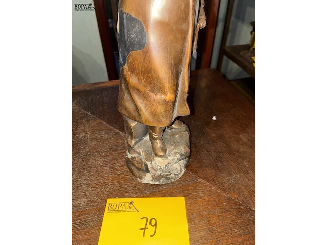 Lot 79 - beeld napoleon in zamac - afbeelding 2 van  4