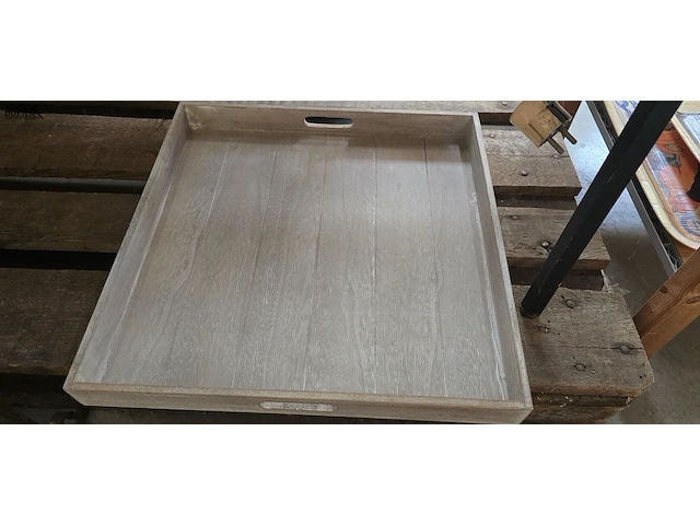 Lot 79 - landelijke houten opdienborden 4 stuks - afbeelding 2 van  5