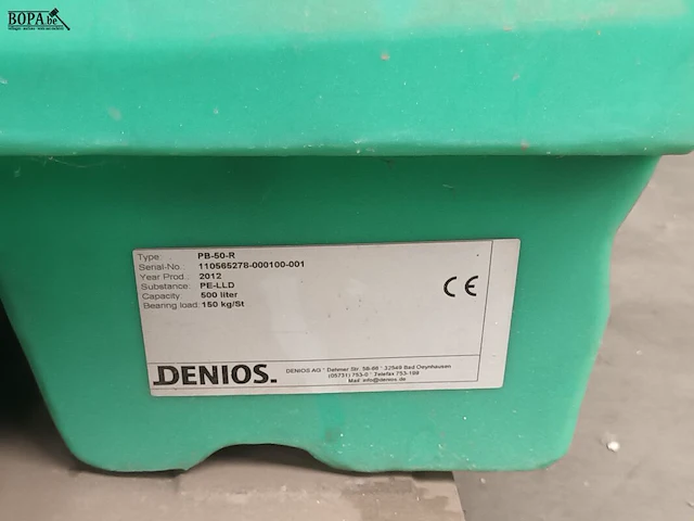 Lot 799 - pvc mobiele kipcontainer - afbeelding 4 van  4