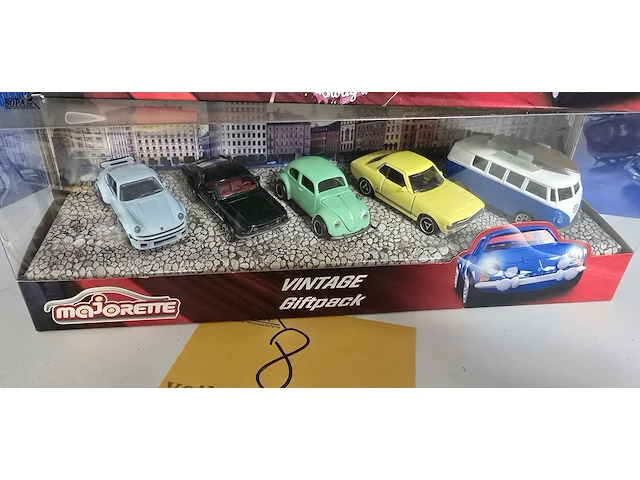 Lot 8 - majorette autootjes noeiw in verpakking 2 sets - afbeelding 2 van  3