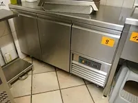 Lot 8 - rvs gekoelde werkkast - afbeelding 1 van  5