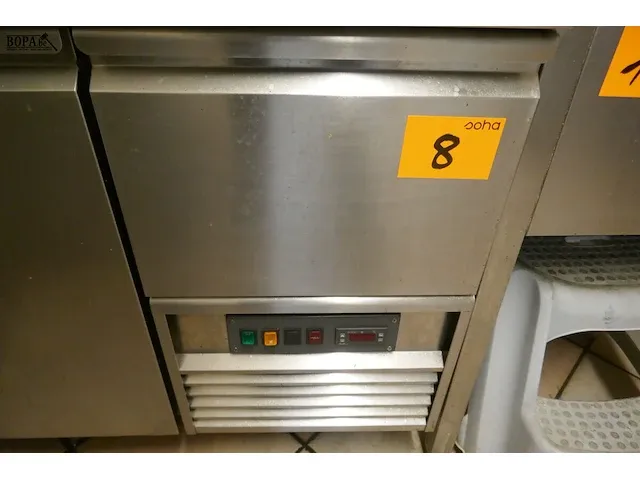 Lot 8 - rvs gekoelde werkkast - afbeelding 2 van  5