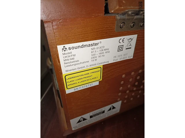 Lot 8 - soundmaster multi audio player - afbeelding 5 van  5