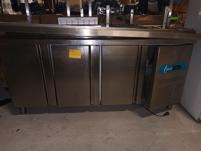 Lot 8 - topcold rvs koelwerkbank - afbeelding 1 van  5
