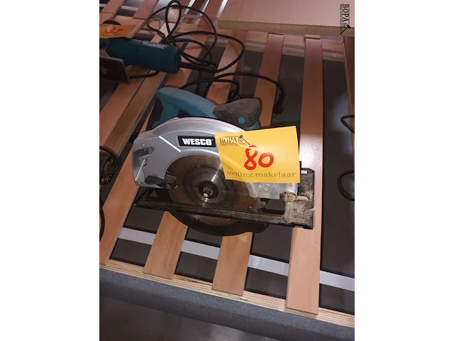 Lot 80 - cirkelzaag wesco - afbeelding 1 van  2