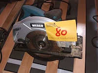 Lot 80 - cirkelzaag wesco - afbeelding 1 van  2