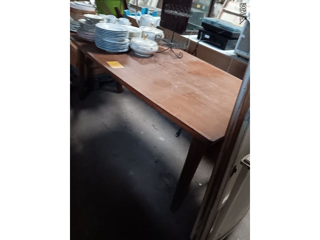 Lot 80 - houten tafel - afbeelding 1 van  2