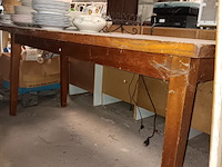 Lot 80 - houten tafel - afbeelding 2 van  2