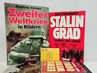 Lot 80 - lot boeken, 1e en 2e wereldoorlog, 4 stuks - afbeelding 1 van  1