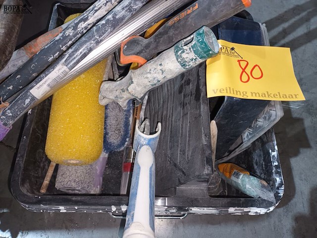 Lot 80 - lot schildersmateriaal - afbeelding 3 van  5