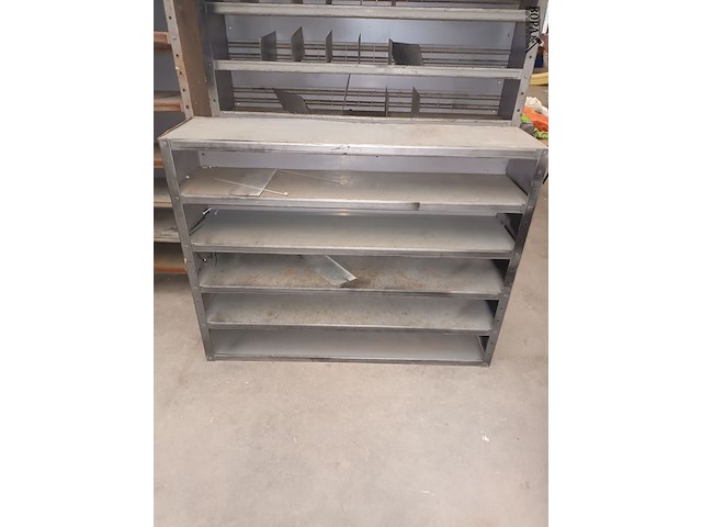 Lot 80 - metalen wandrek. 3 stuks - afbeelding 2 van  4