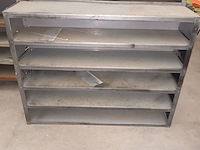 Lot 80 - metalen wandrek. 3 stuks - afbeelding 2 van  4