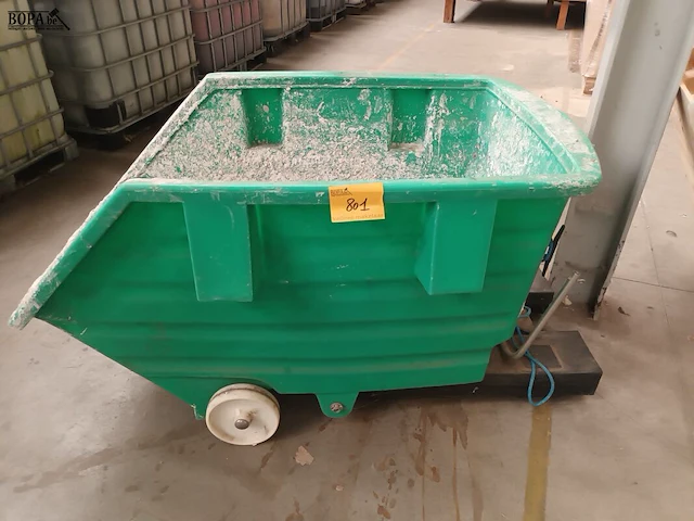 Lot 801 - pvc mobiele kipcontainer - afbeelding 1 van  3