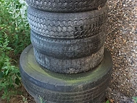 Lot 805 - wielen voor karren. 6 stuks - afbeelding 2 van  2