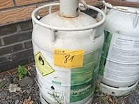 Lot 81 - gasfles propaan 15 kg. 3 stuks - afbeelding 2 van  4