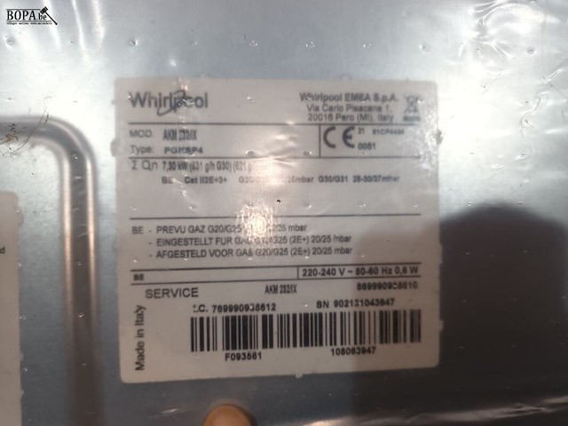 Lot 81 - kookplaat whirlpool - afbeelding 3 van  5