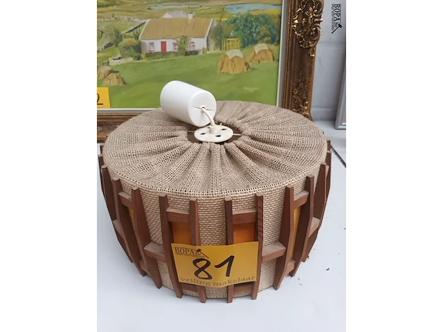 Lot 81 - vintage hanglamp - afbeelding 1 van  6