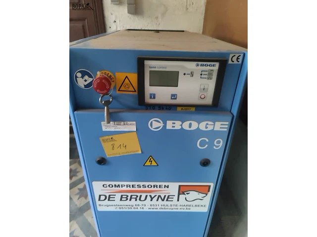 Lot 814 - boge compressor - afbeelding 3 van  3