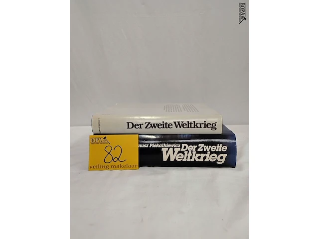 Lot 82 - lot boeken, der zweite weltkrieg, 2 stuks - afbeelding 1 van  1