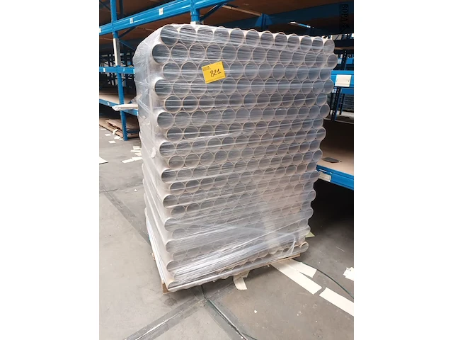 Lot 821 - pallet kartonnen kokers. 10 stuks - afbeelding 2 van  3