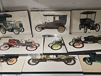 Lot 83 - lot diverse kadertjes met auto's tussen 1854 en 1912 - afbeelding 2 van  4