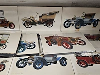 Lot 83 - lot diverse kadertjes met auto's tussen 1854 en 1912 - afbeelding 4 van  4