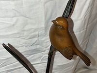 Lot 83 - vogelbeeld in brons, i. rochard - afbeelding 3 van  3