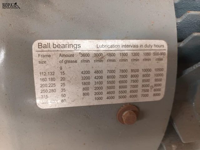 Lot 833 - elektrische inductiemotor. 2 stuks - afbeelding 3 van  6