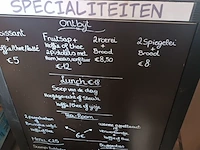 Lot 84 - krijtborden. 4 stuks - afbeelding 5 van  5