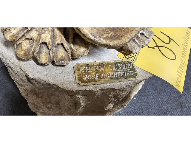 Lot 84 - kunstwerk “nieuw leven” josé hocepied - afbeelding 4 van  7