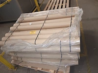 Lot 849 - pallet kartonnen kokers - afbeelding 1 van  2